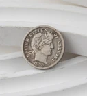 1898 1898-P Barber Dime 10C Silver Coin VF - 1297B