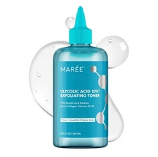 MAREE Glycolic Acid Toner 10% - Exfoliating Toner for  Face, Scalp & Underarm