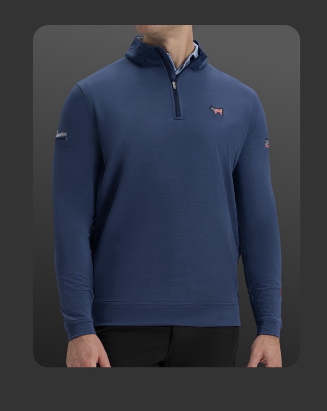 Scotty Cameron Americana Scotty Dog Perth Sugar Stripe Pullover Size XL