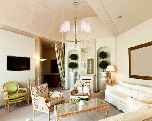 Maxim Uptown 26" Wide Brass and Chrome 5-Light Chandelier - Picture 3 of 6