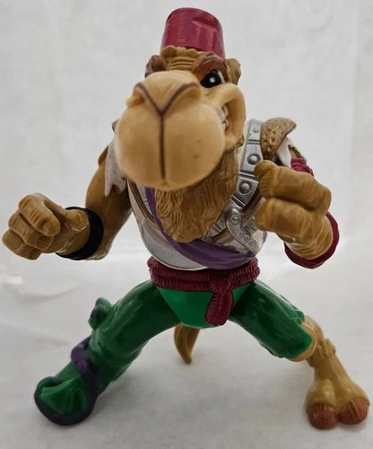 Vintage 1993 Teenage Mutant Ninja Turtles Sandstorm Camel Loose Figure and Sword