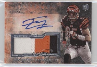 2013 Topps Inception 143/150 Tyler Eifert RPA Rookie Jumbo Patch Auto RC 0m0