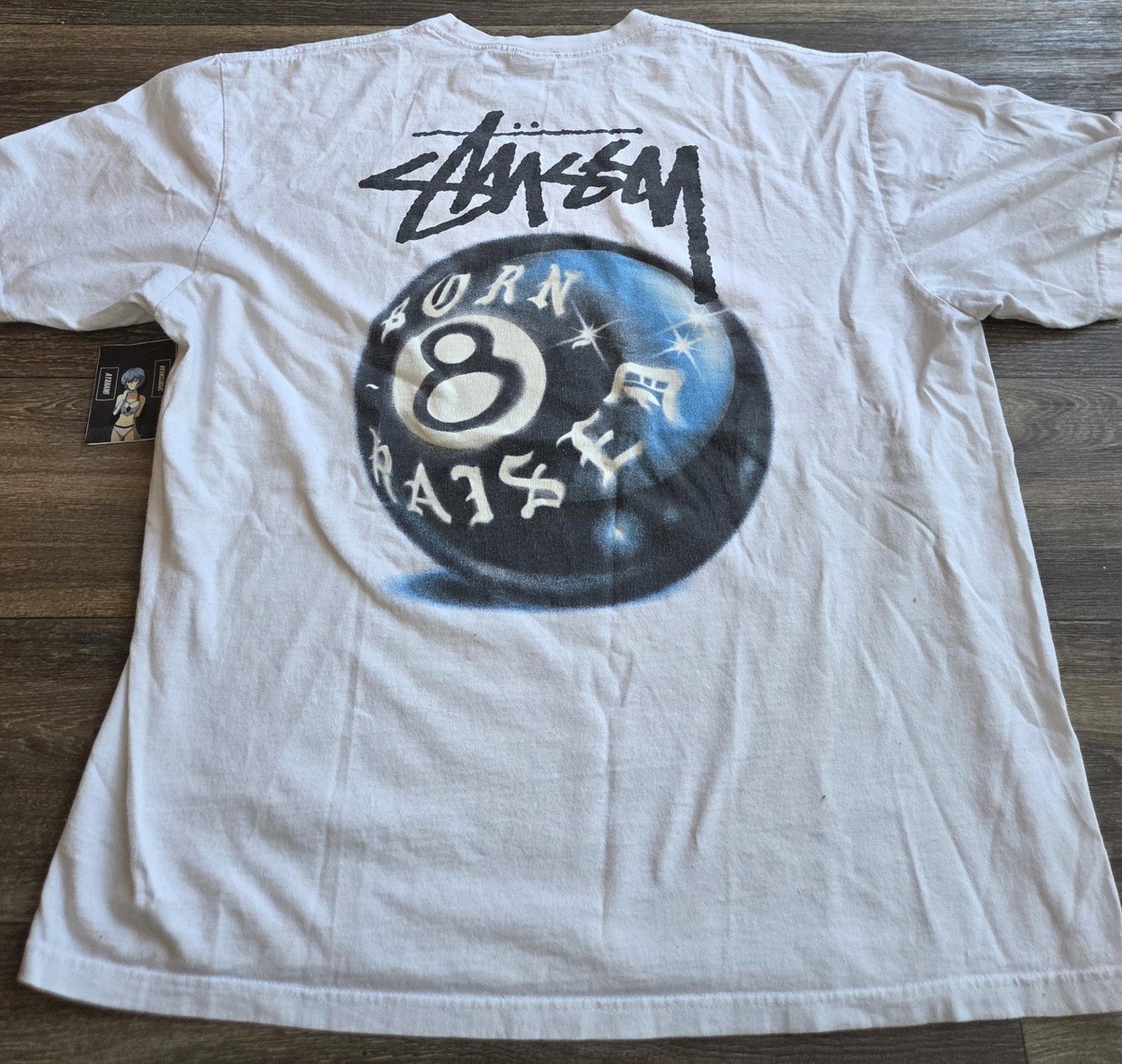 ❗️SALE❗️STUSSY&BORN X RAISED 8 BALL TEE L Stussy X Born x Raised 8 Ball Tee T Shirt Mens Size XL | eBay