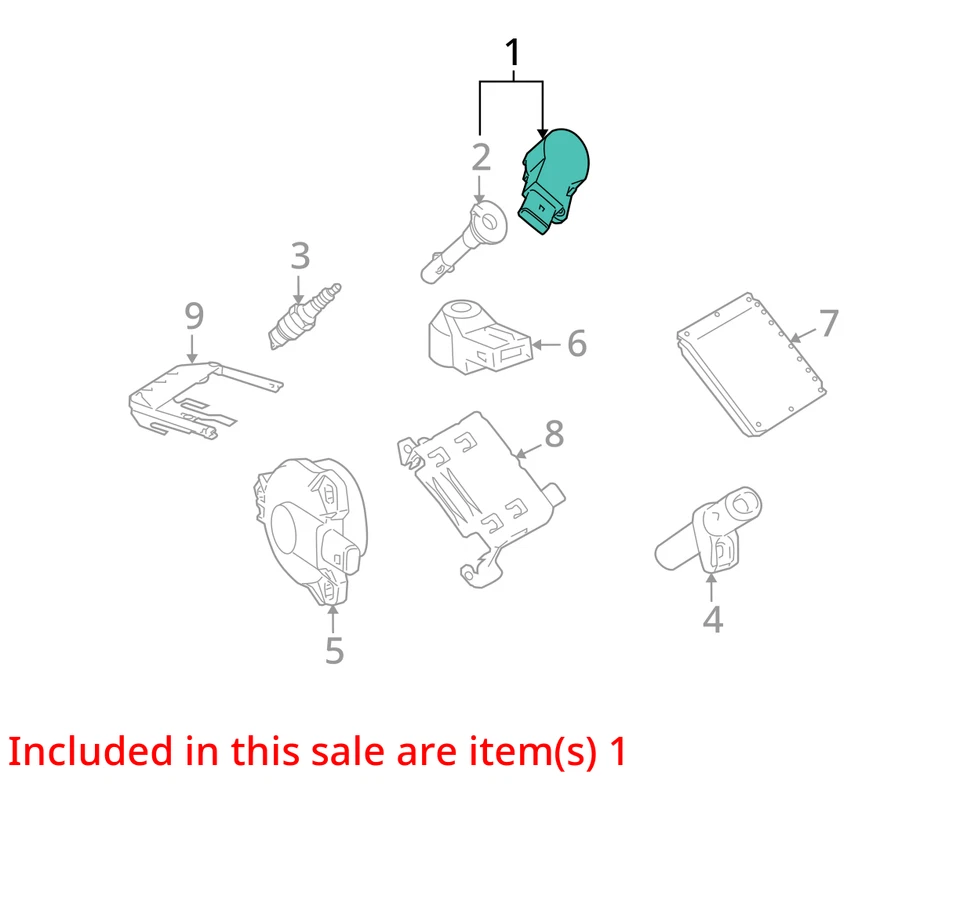 Paquete de encendedor de bobina de encendido Mercedes-Benz B200 2006-2011 XCW0N Foto 3 de 4