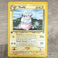 flaaffy pokemon card value stage 1 [1st Edition] #34 Prices | Neo Genesis Lightning Lightning Static Shock (40) Weakness Fighting ×2 Resistance None None Retreat Cost Pokémon TCG - Flaaffy -
