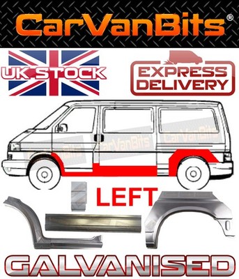 FOR VW TRANSPORTER T4 LWB 90-03 OUTER REPAIR BODY PANEL DOORSTEP SILL WING LEFT 