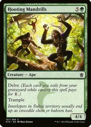 Hooting Mandrills 137/269 Khans of Tarkir