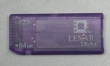 Genuine Lexar Media Purple 64MB Memory Stick Media For Sony Camera
