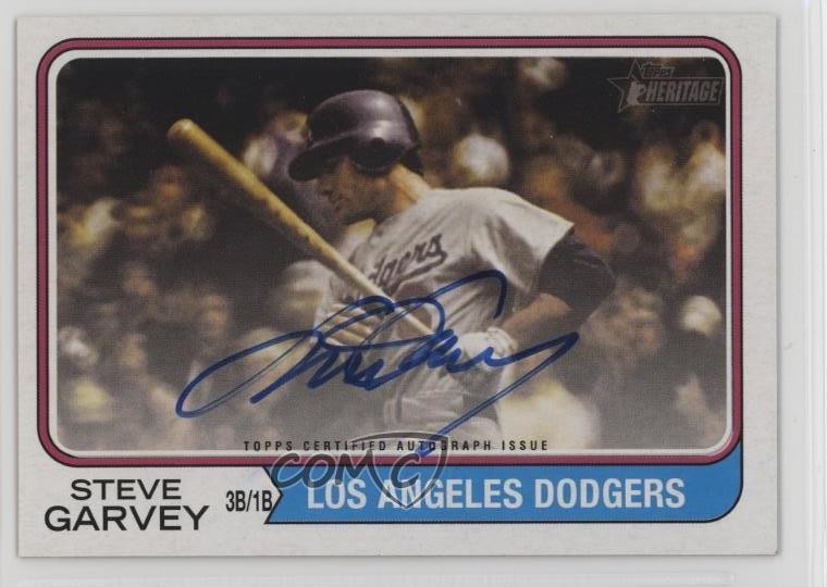 2023 Topps Heritage Real One Auto Steve Garvey #ROA-SG Auto yl0