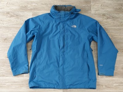 The North Face Hyvent wasserdichte Jacke mit Kapuze Herren blau Größe XL