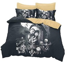 Nightmare Christmas Duvet Cover 3 Pcs Set with 2 Queen U.S. Standard 