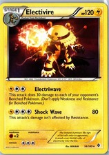 Pokemon Card - Electivire Holo Boundaries Crossed 54/149 Rare - Mid Era