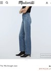 New Madewell Petite '90s Straight Jeans Size 28P NP535 — photo 9