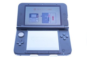 JP Game Nintendo 3DS LL XL Blue Black  [Rank :A] Region-locked