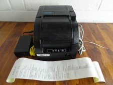 SNBC BTP-M300 POS Impact Receipt Printer with Cables Tested New Ribbon