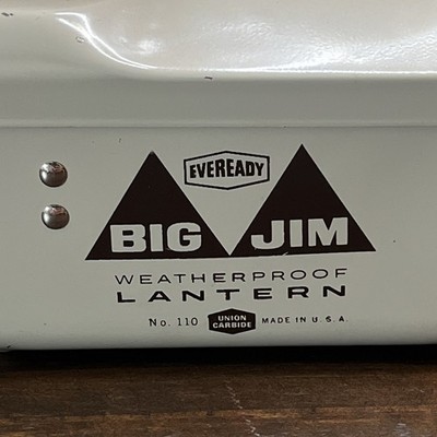 VINTAGE EVEREADY BIG JIM NO.110 WEATHERPROOF FLASHLIGHT / LANTERN