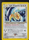 Pokémon TCG Light Dragonite Neo Destiny Holo Card 14/105