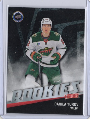 Danila Yurov #V-17 2026 Upper Deck National Hockey Card Day UD Victory Black Rookie card