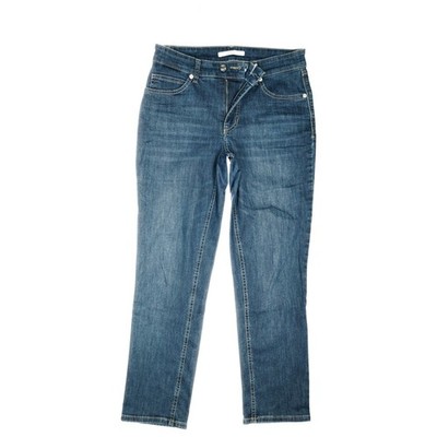 MAC 36 L28 Jeans Hose Blau Damen super Stretch Straight Leg mid Rise Melanie W28