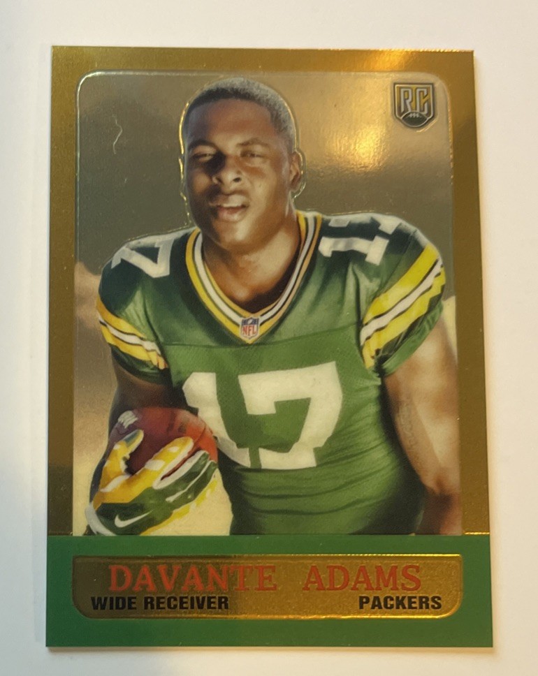 2014 Topps Chrome Davante Adams #15 1963 Mini Packers ROOKIE