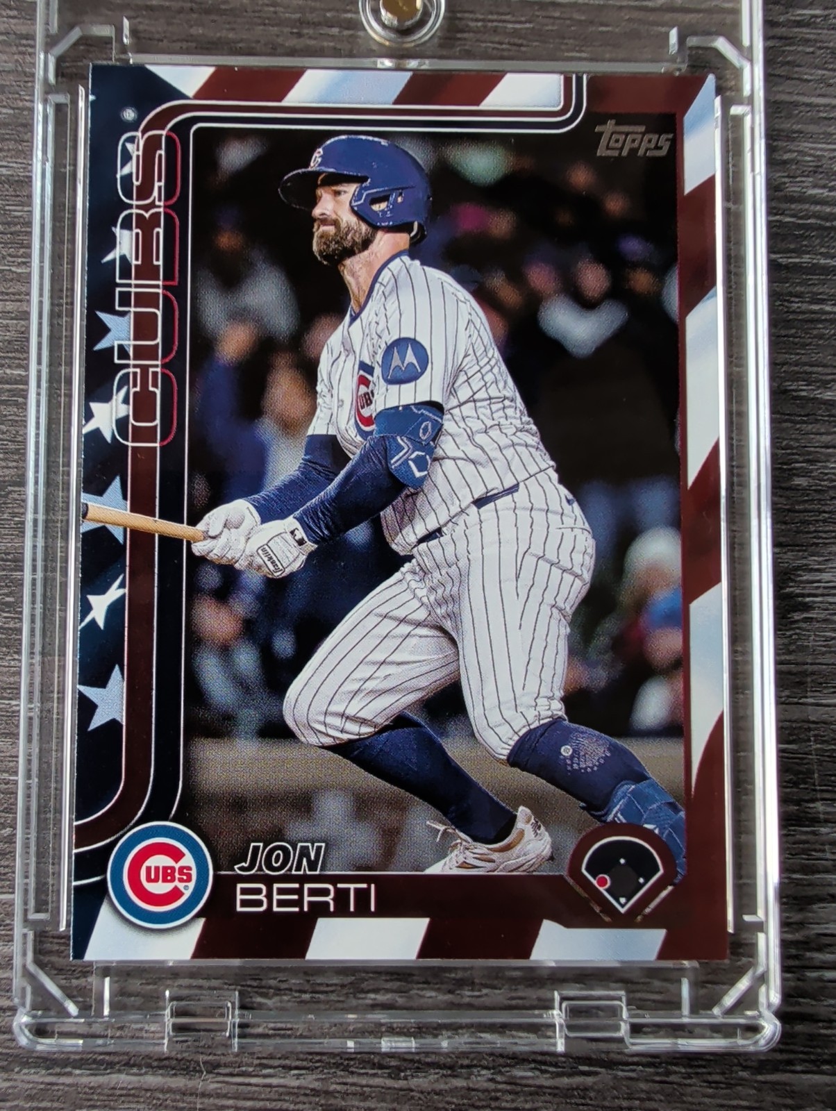 🇺🇸 2025 Topps Update Jon Berti Independence Day Parallel #US139 /76 Cubs