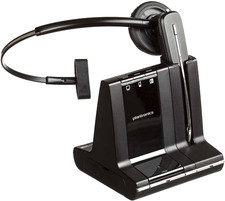 Plantronics SAVI W745 Dect Mo Convertible Wireless Headset For Desk ,PC  Mobile