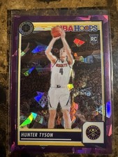 2023-24 Panini Nba Hoops Premium Stock - Hunter Tyson #29 Ice Prizm (RC)