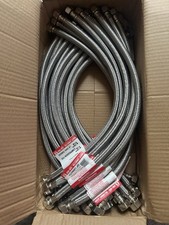 25 Pk Fluidmaster 20" Faucet Connector 1/2 Compression , 1/2 I.P Straight