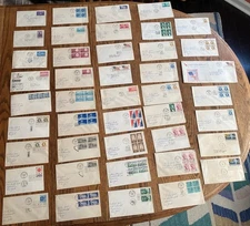 UNITED STATES  FIRST DAY OF ISSUE COVERS LOT - 43 - USED  - (1939-1969) - ESTATE