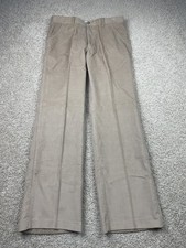 Vintage Levis Pants Mens 32x32 Panatela Corduroy Disco Bell Bottom Flare 70s New