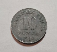 M&uuml;nzen 10 Pfennig Deutsche Reich 1920