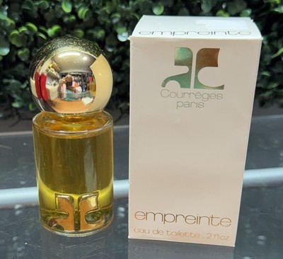 Vintage Courreges Empreinte EAU DE TOILETTE EDT 2 oz Splash Bottle Rare HTF