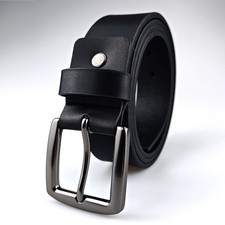 Men  s belts,Full Grain Genuine Leather Casual Dress Jeans Belts for Men