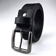 Men’s belts,Full Grain Genuine Leather Casual Dress Jeans Belts for Men 