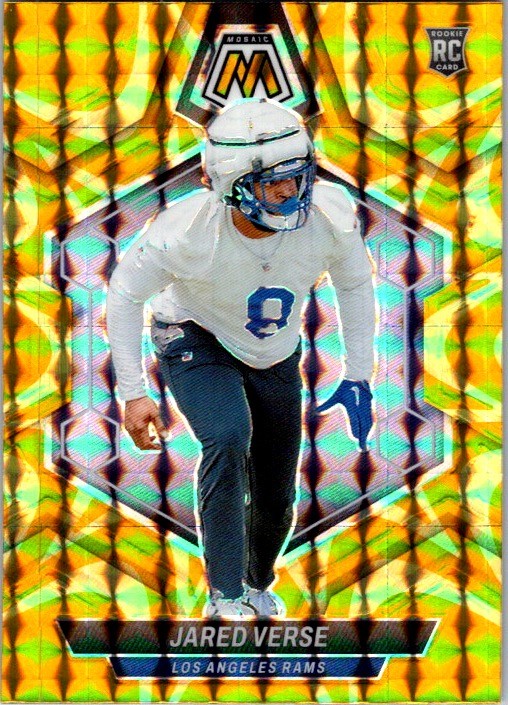 2024 Panini Mosaic #319 Jared Verse Mosaic Reactive Yellow