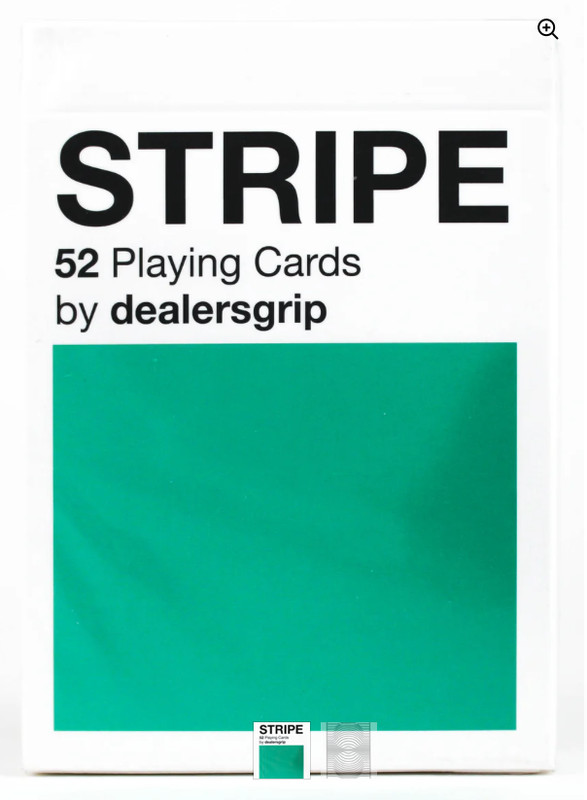 Stripe Playing Cards Dealersgrip Original Sealed RARE Cardistry 