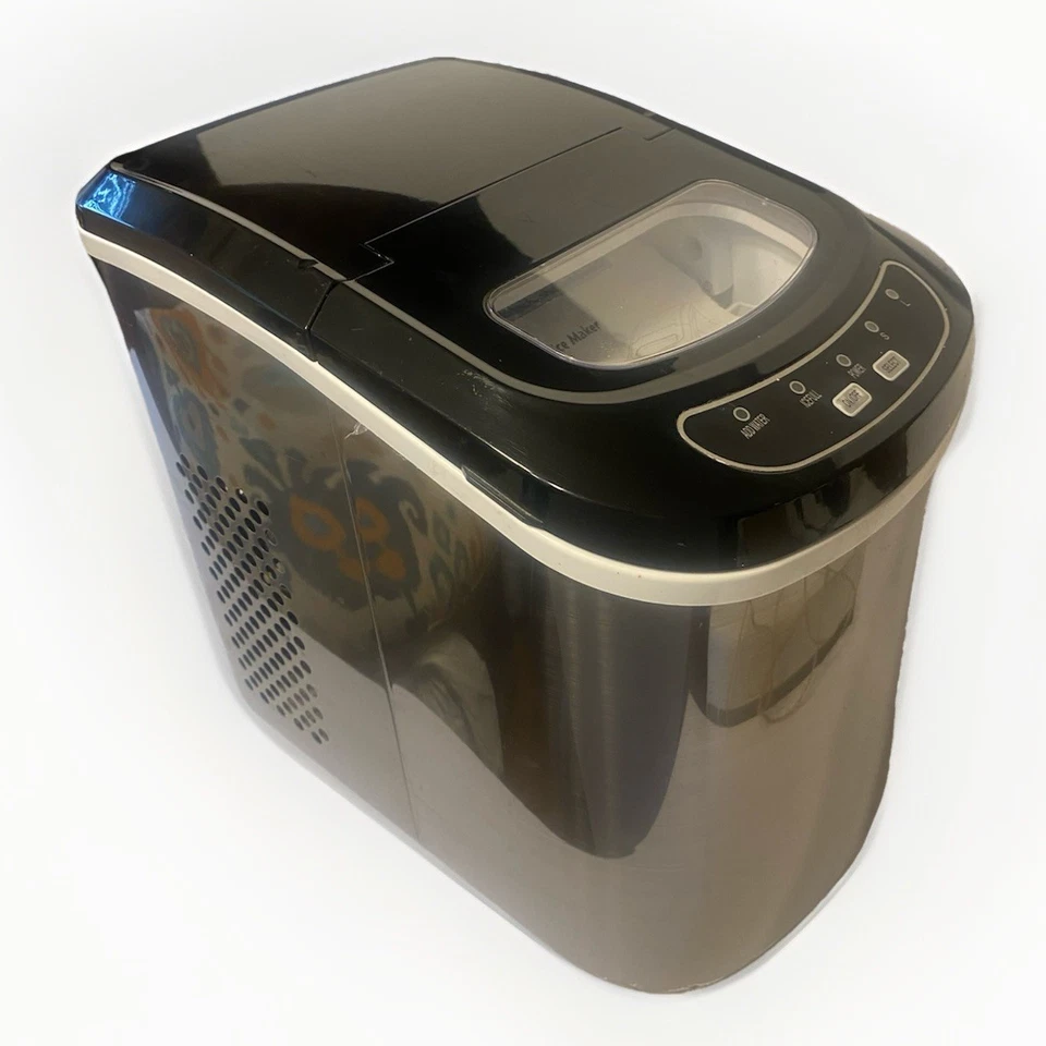 Magic Chef Portable 27lb In 24 Hours Stainless Ice Maker HNIM27ST IMMACULATE! - Image 2 of 4