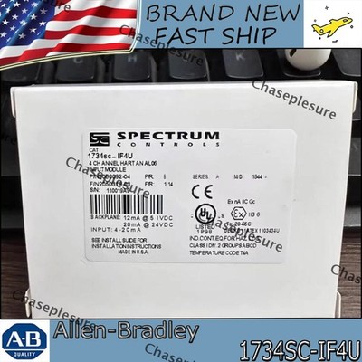 Brand New AB 1734SC-IF4U SER A Spectral Control 4 CH Universal Analysis Input US