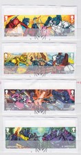 GB SG 4700-4707 USED FDI  STAMP SET 2022 TRANSFORMERS ROBOTS IN DISGUISE PAIRS