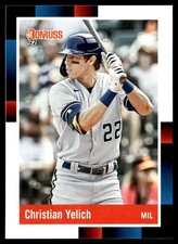2022 Donruss 1988 Retro Christian Yelich Milwaukee Brewers #266