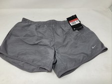 New Nike Girl Running Shorts gray Size Large