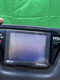 Sega Game Gear Console &ndash; Fully Working &ndash; Cosmetic Screen Fog &ndash; Battery Corrosion