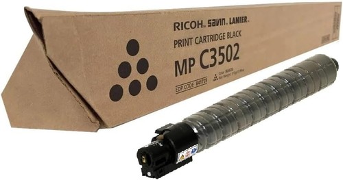 Genuine Ricoh Savin Lanier MP C3502 841735 (842481) Black Print Toner Cartridge - Picture 4 of 6