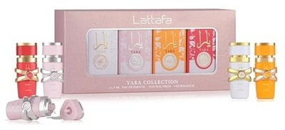 Lattafa Yara Collection Parfum Gift Set for Women (Yara + Moi + Tous + Candy)