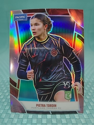 #ad 35 2025 Parkside NWSL Pacific Red Parallel Pietra Tordin 31 $19.99