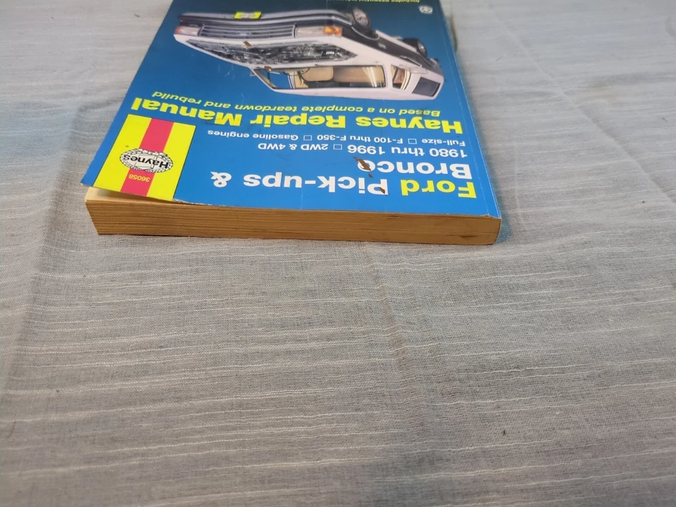 Руководство по ремонту автомобилей Haynes 1980-1996 Ford F150 F250 F350 Bronco 36058 - Изображение 3 из 4