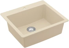Karran USA QT-820 Top Mount 25" Single Bowl Quartz/Granite