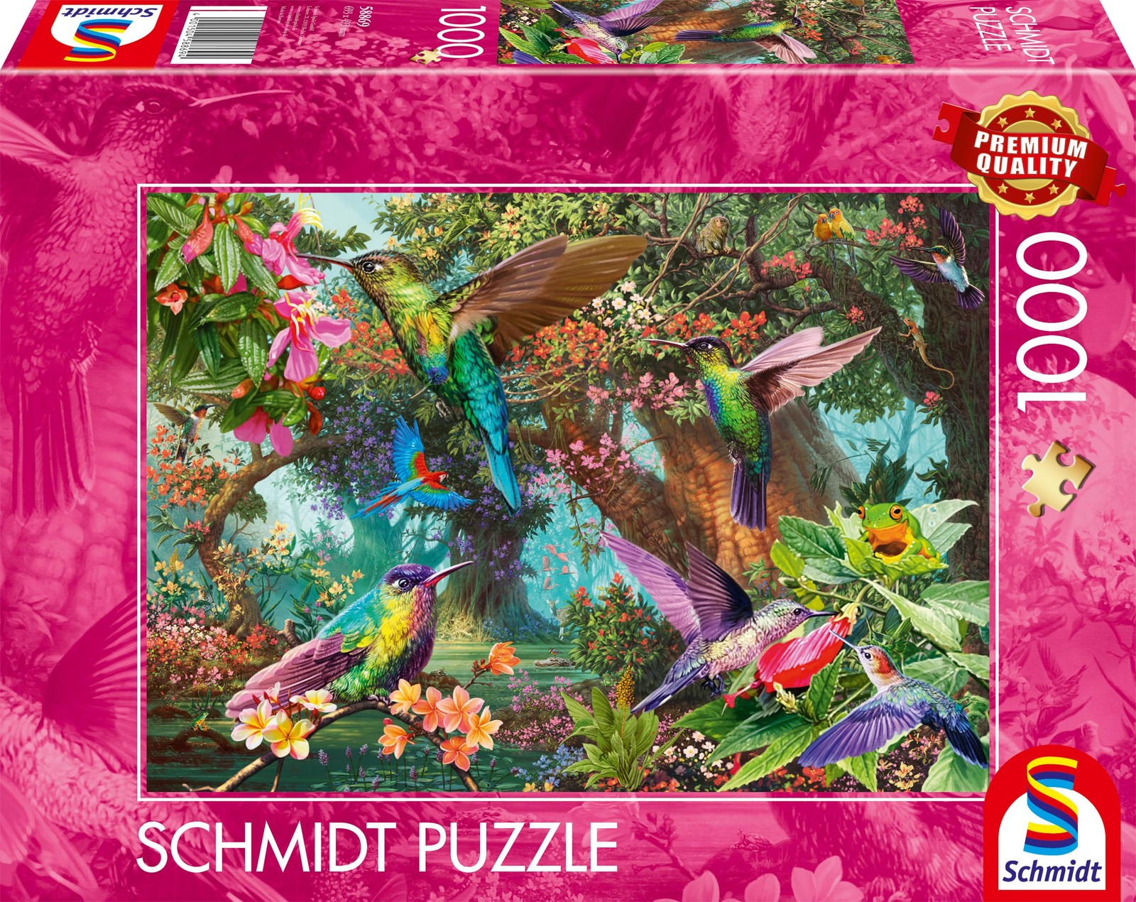 Schmidt Spiele 58869 Hummingbird Colour Game 1000-Piece Jigsaw Puzzle Multicol 6090₽