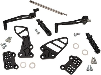 Vortex RS503K Adjustable Rear Set Black Suzuki GSXR 600 750 1000