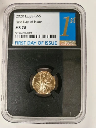 2020 gold eagle 1/10 oz FDI MS70 NGC